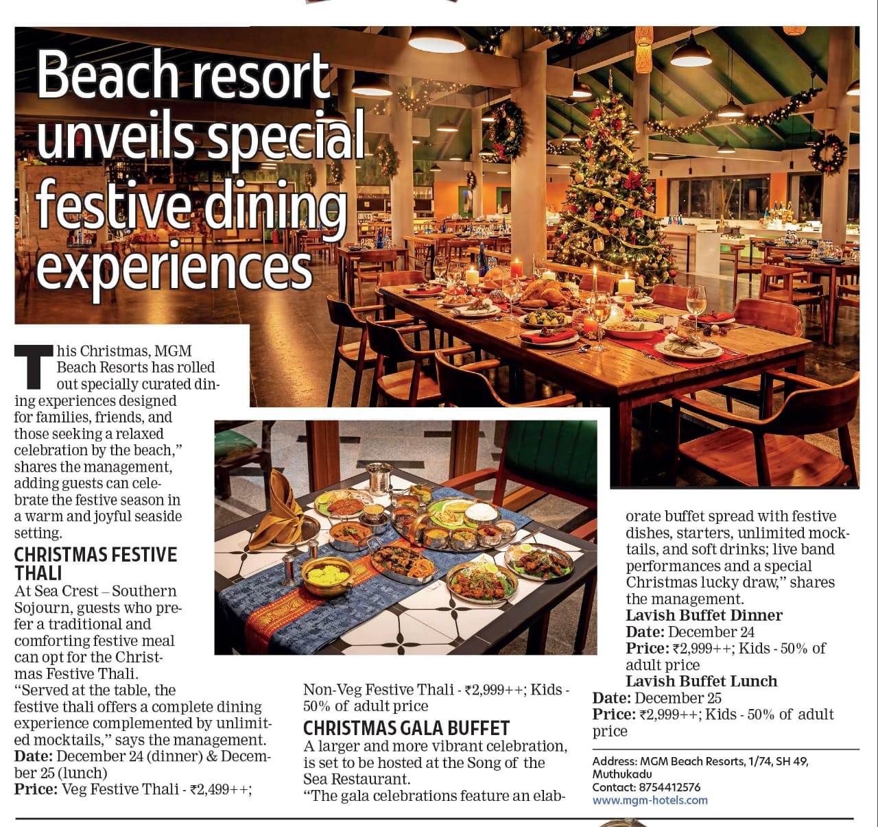 Premium New Year Party at ECR Beach Resort